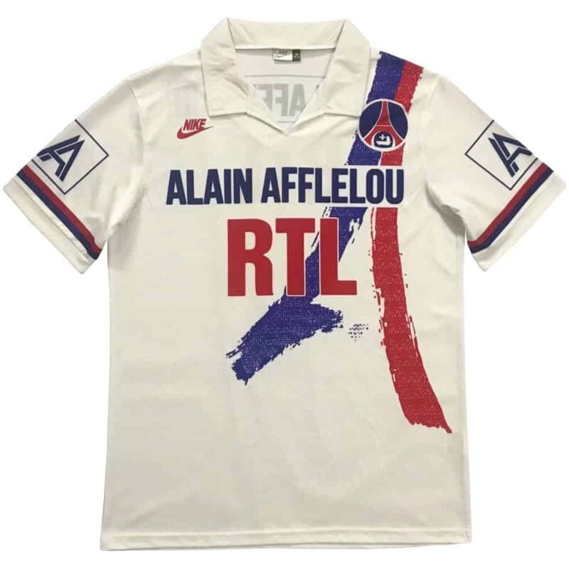 PSG Retro Home Jersey Mens 1990-1992