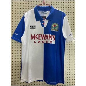 Blackburn Rovers Retro Home Jersey Mens 1994/95