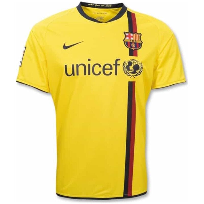 Barcelona Retro Away Jersey Mens 2008/09