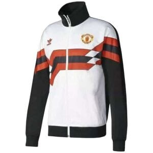 Manchester United Retro Jacket Black – White 1990