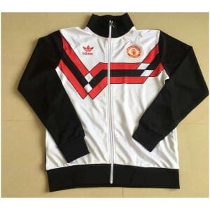 Manchester United Retro Jacket Black – White 1990