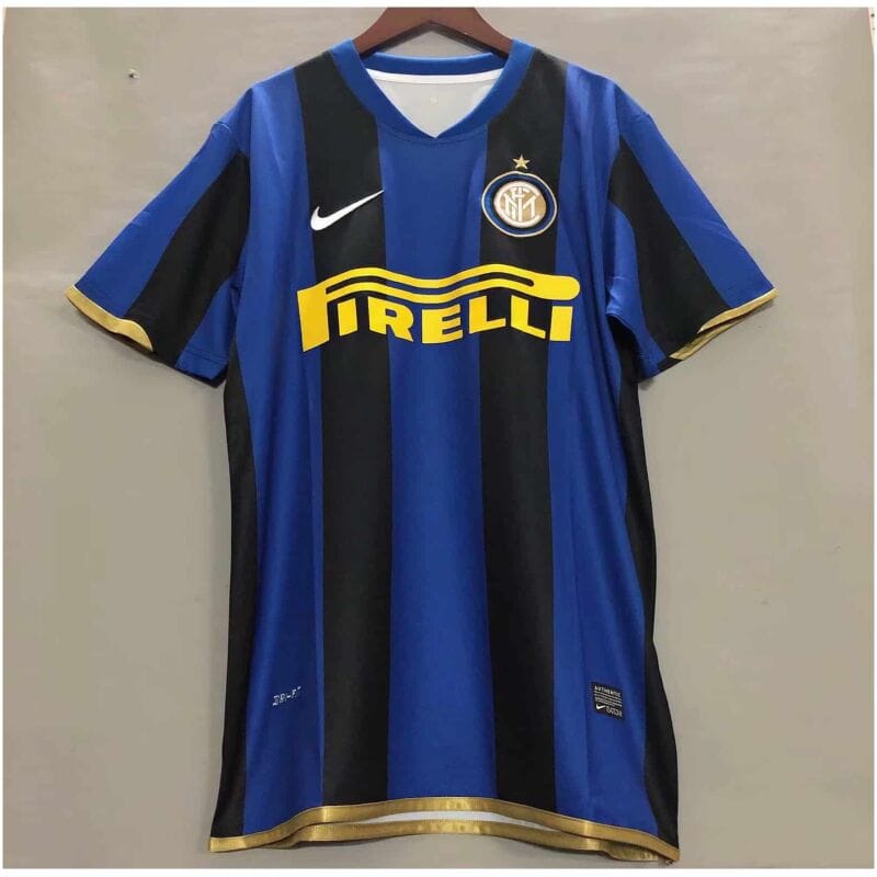 Mens Inter Milan Retro Home Jersey 2008/09