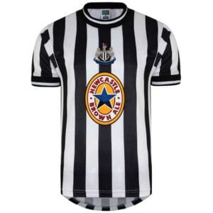 Newcastle United Retro Home Jersey Mens 1997-1999