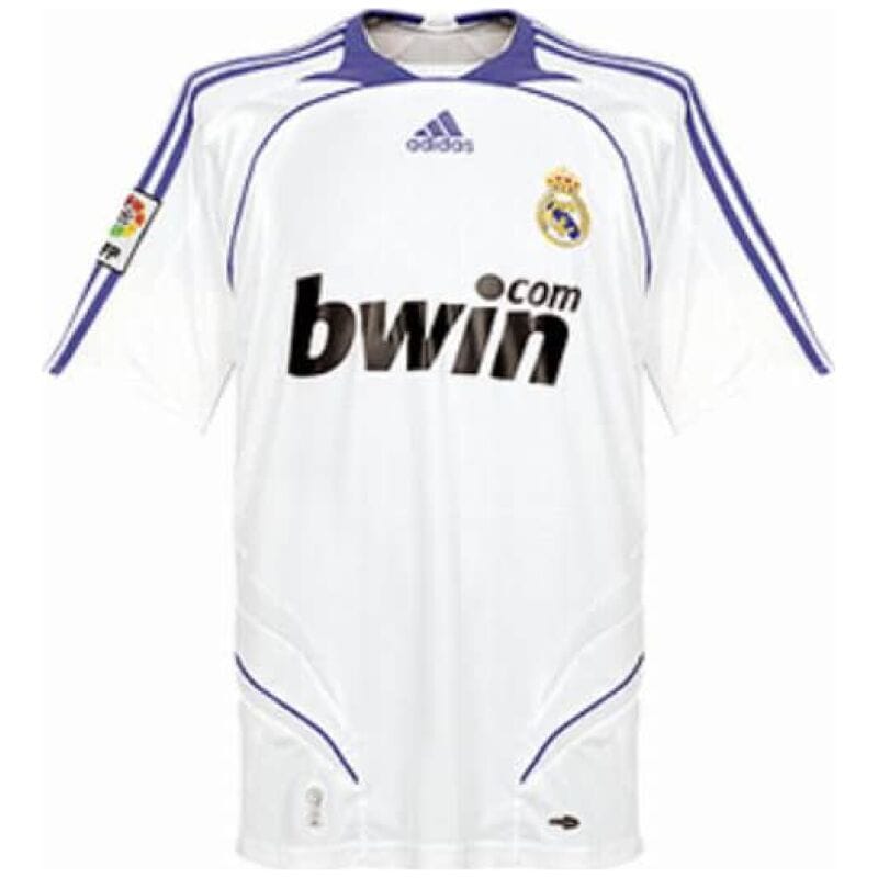 Real Madrid Retro Home Jersey Mens 2007/08