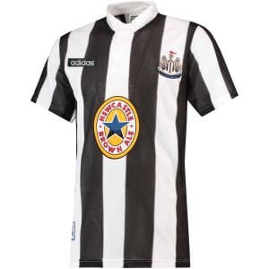 Mens Newcastle United Retro Home Jersey 1995-1997