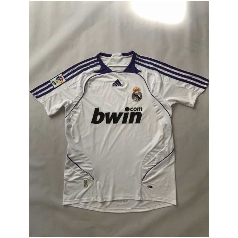 Real Madrid Retro Home Jersey Mens 2007/08