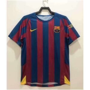 Mens Barcelona Retro Home Jersey 2005/06