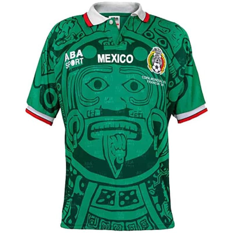 Mens Mexico Retro Home Jersey 1998