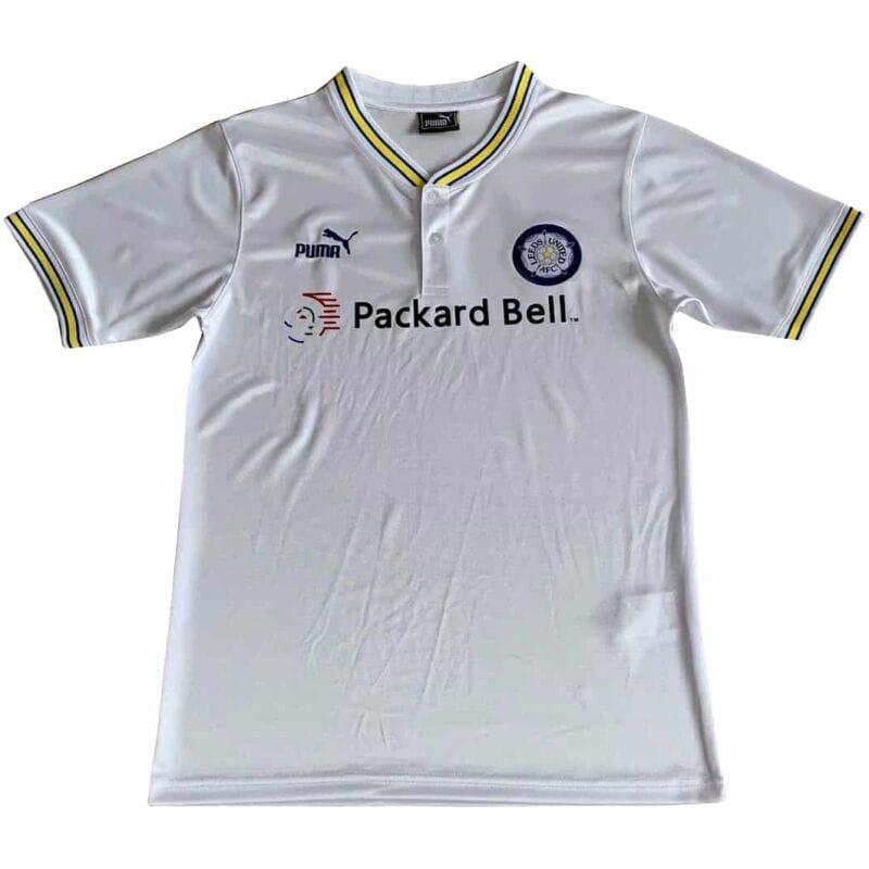 Leeds United Retro Home Jersey Mens 1998