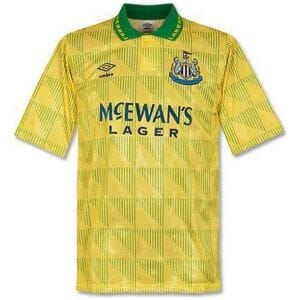 Mens Newcastle United Retro Away Jersey 1991