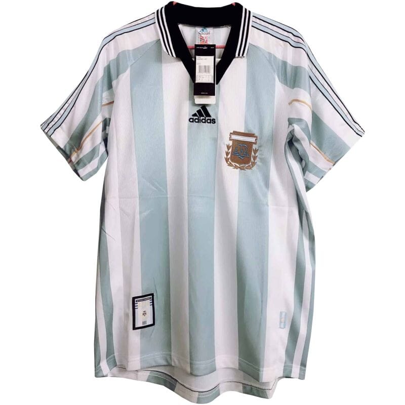 Argentina Home Retro Jersey Mens 1998