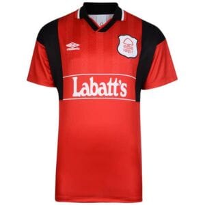 Nottingham Forest Retro Home Jersey Mens 1994/95