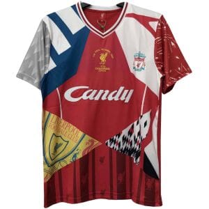 Maglia Liverpool Retro 2005 Finale di Champions League Uomo Edizione Speciale