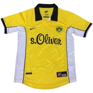 Borussia Dortmund Retro Home Jersey Mens 1998