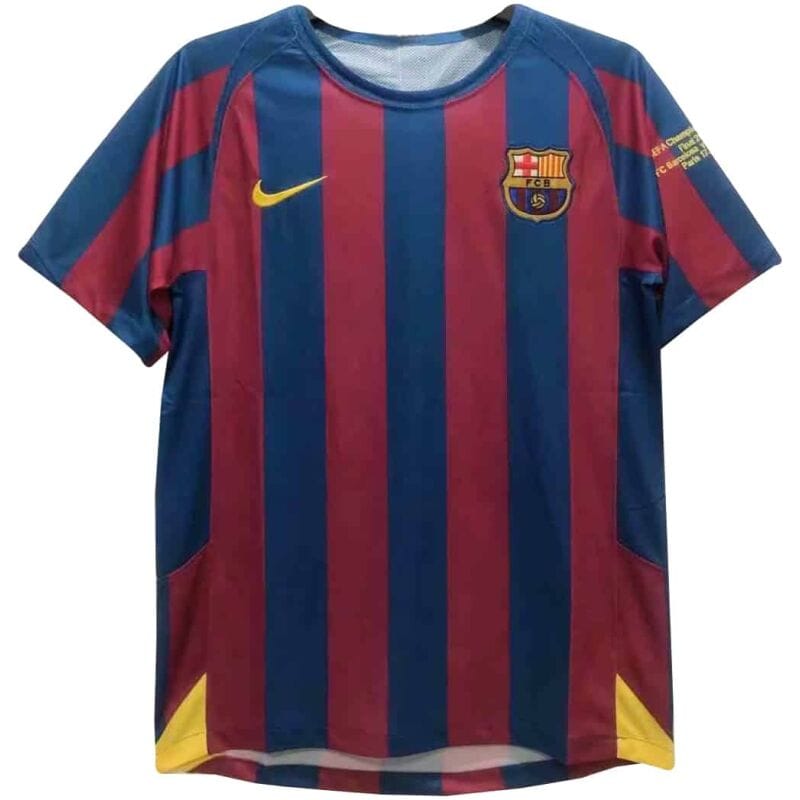 Mens Barcelona Retro Home Jersey 2005/06