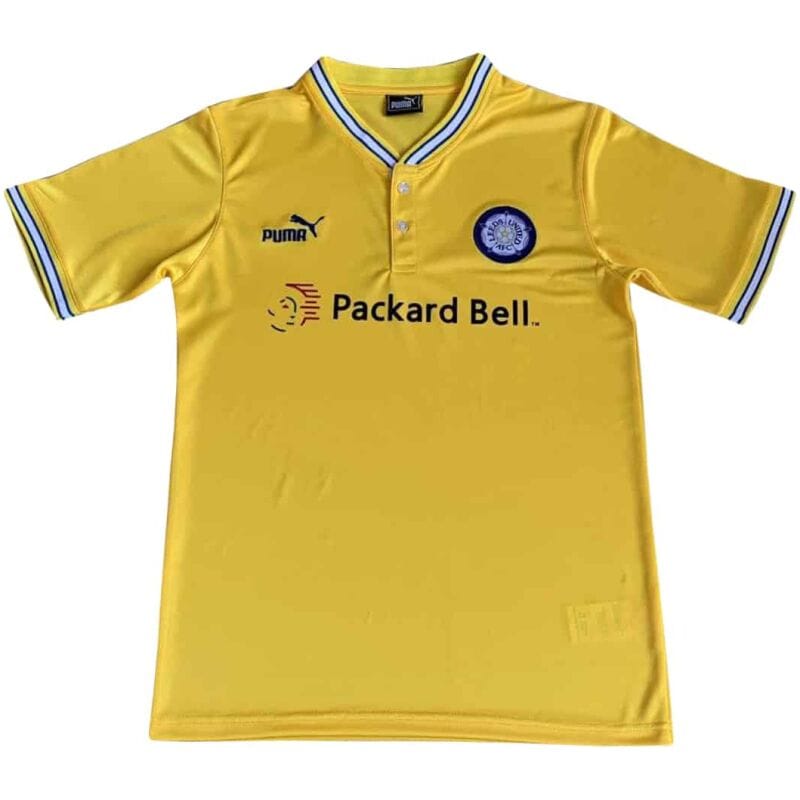 Leeds United Retro Away Jersey Mens 1990