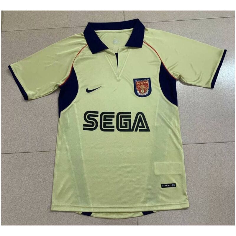 Arsenal Retro Away Jersey Mens 2002