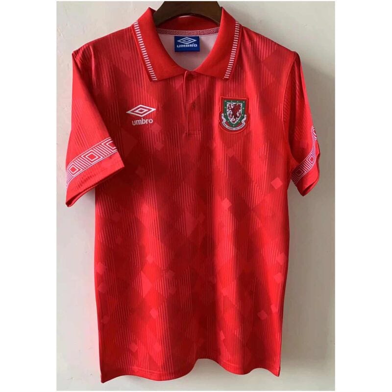 Mens Wales Retro Home Jersey 1991