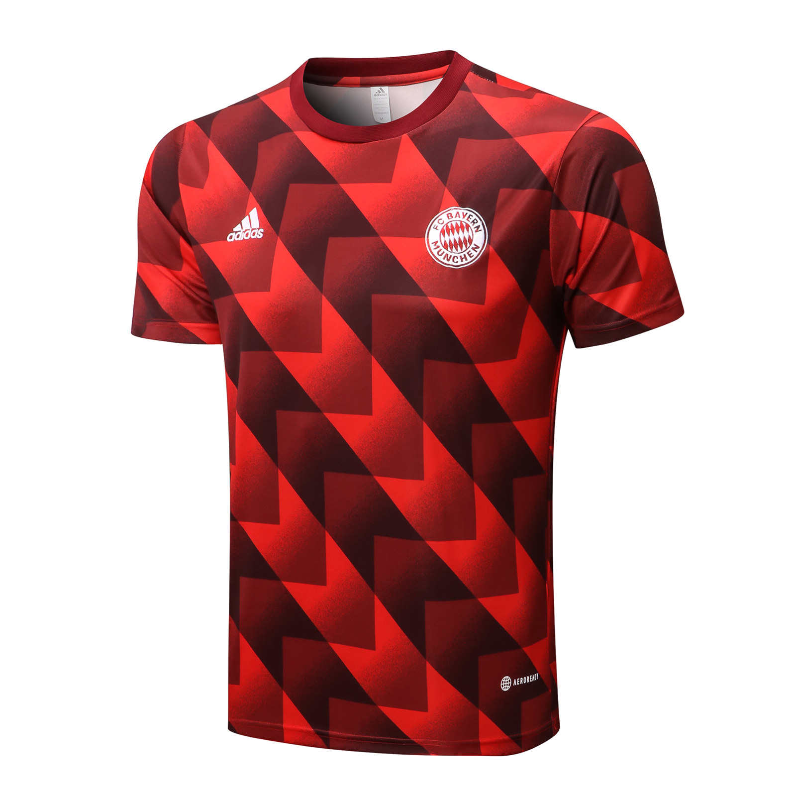 Men's Adidas FC Bayern Pre-Match Jersey - Red - Small