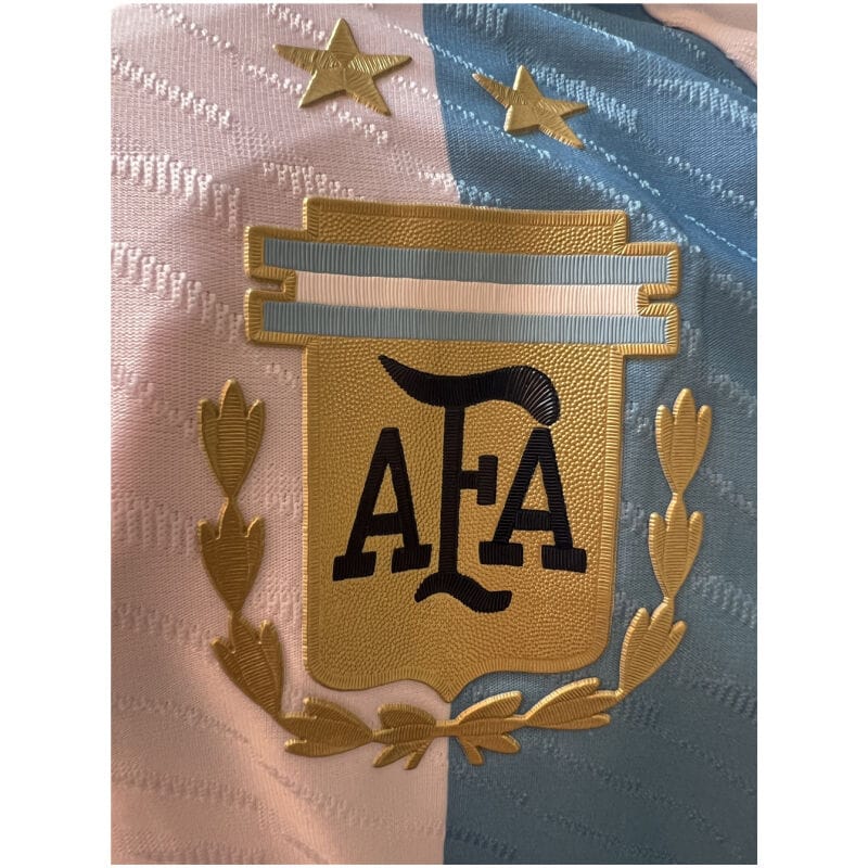 Mens Argentina Home Jersey FIFA World Cup Qatar 2022 – Match（3 stars）