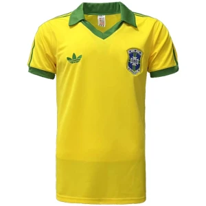 Mens Brazil Retro Home Jersey 1978