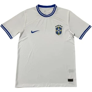 Mens Brazil Short Training Jersey White 2022