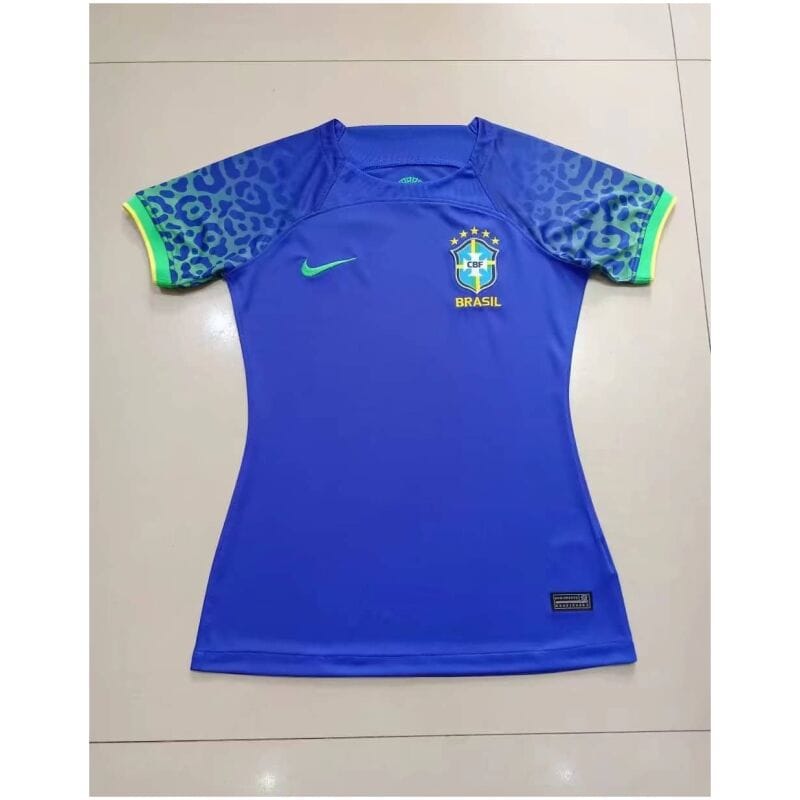 Womens Brazil Away Jersey FIFA World Cup Qatar 2022