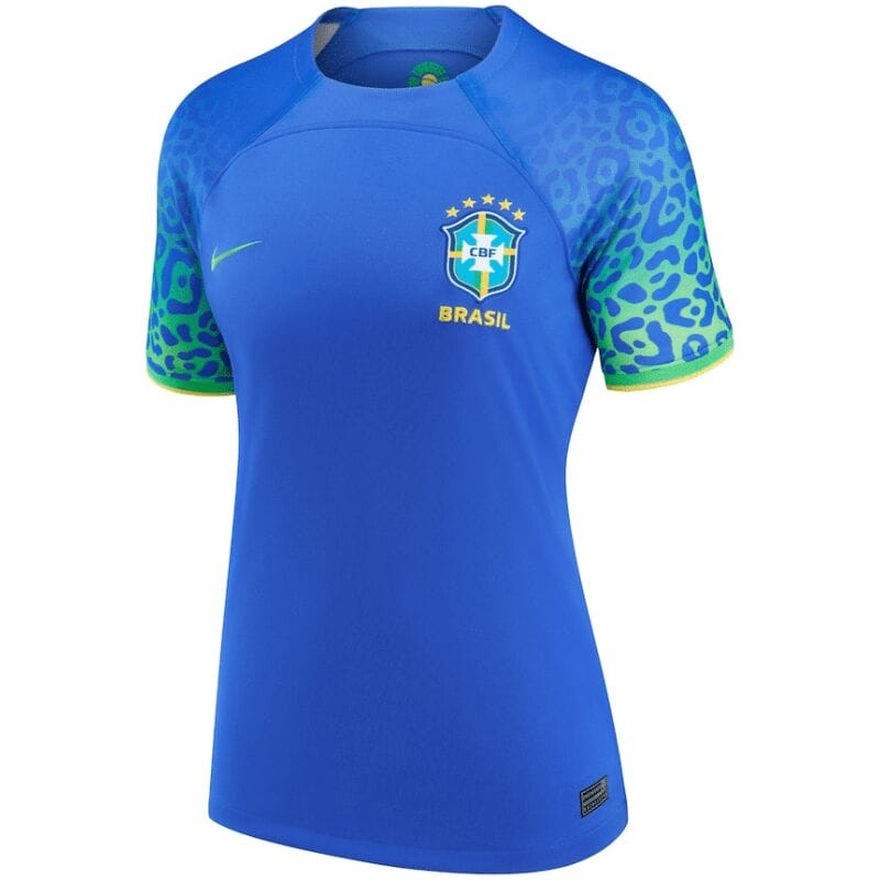 Womens Brazil Away Jersey FIFA World Cup Qatar 2022