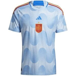 Mens Spain Away Authentic Jersey FIFA World Cup Qatar 2022 – Match