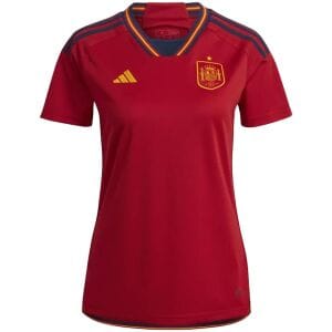 Womens Spain Home Jersey FIFA World Cup Qatar 2022