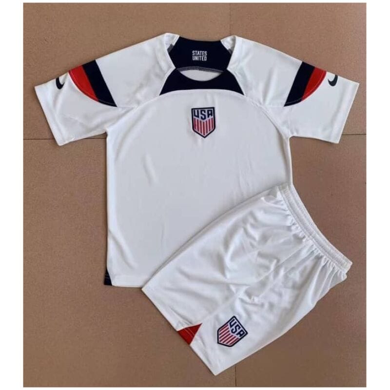 Kids USA Home Jersey FIFA World Cup Qatar 2022