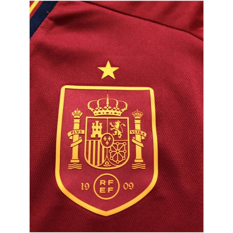 Mens Spain Home Jersey FIFA World Cup Qatar 2022