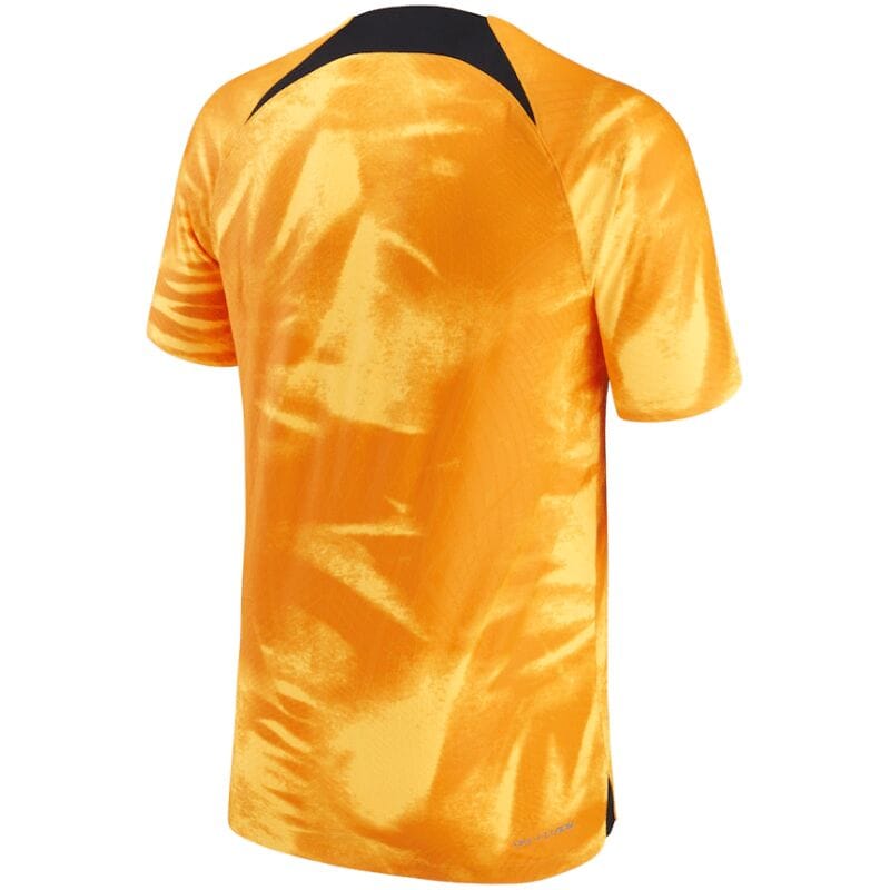 Mens Netherlands Home Vapor Match Authentic Jersey FIFA World Cup Qatar 2022 – Match