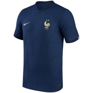 Mens France Home Vapor Match Authentic Jersey FIFA World Cup Qatar 2022 – Match