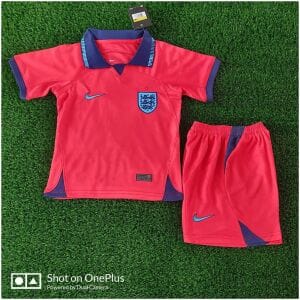 Kids England Away Jersey FIFA World Cup Qatar 2022