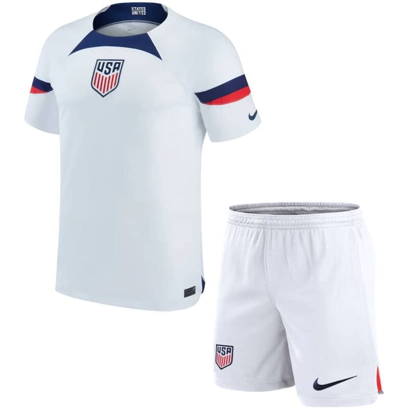 Kids USA Home Jersey FIFA World Cup Qatar 2022