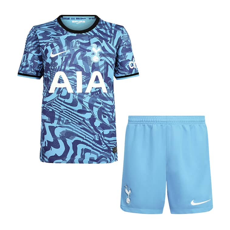 Tottenham Hotspur Third Away Jersey Kit 2022/23 Kids(Jersey+Shorts)