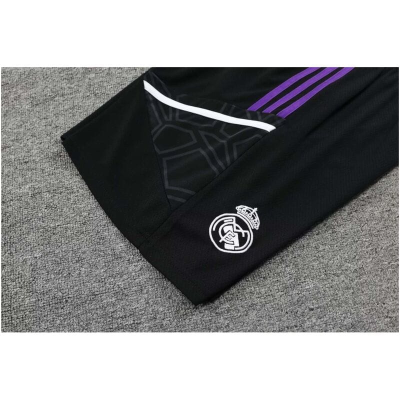 Mens Real Madrid Short Training Suit Green – Purple 2023/24