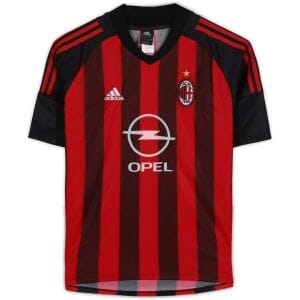 Mens AC Milan Retro Home Jersey 2002/03