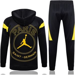 Mens PSG x JORDAN Hoodie Sweatshirt + Pants Suit Black 2023/24