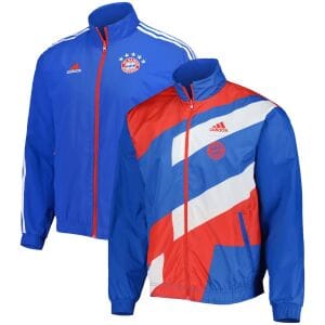 Mens Bayern Munich On-Field Team Logo Anthem Reversible Full-Zip Windrunner Jacket 2023/24