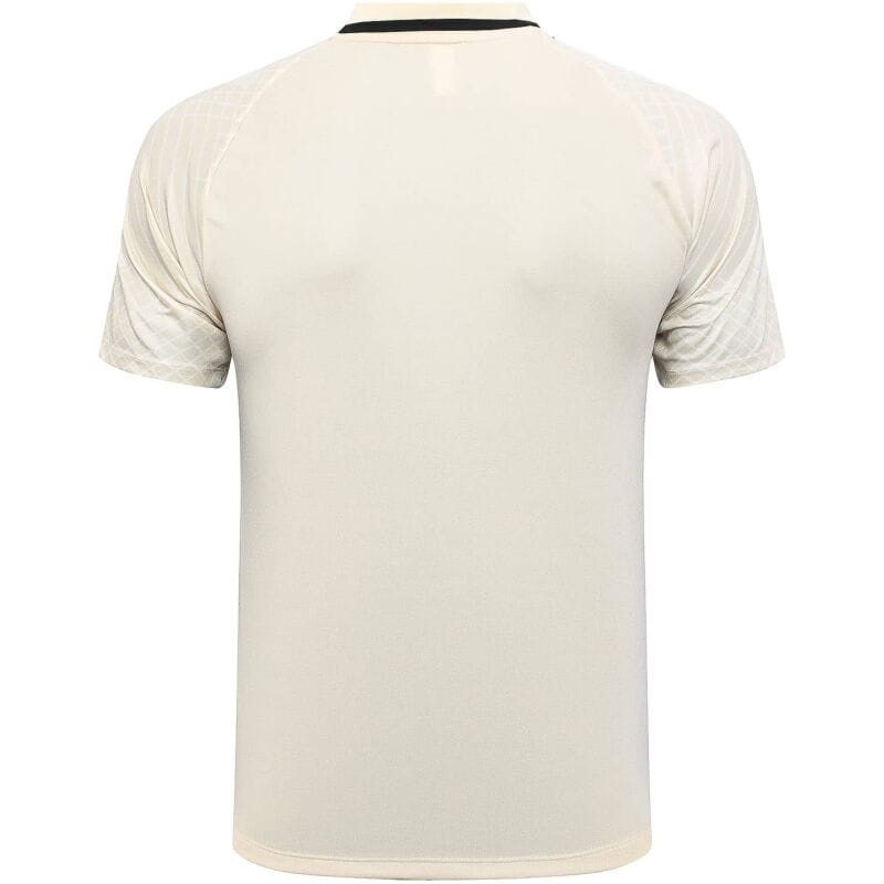 Mens PSG Polo Shirt Beige 2023/24