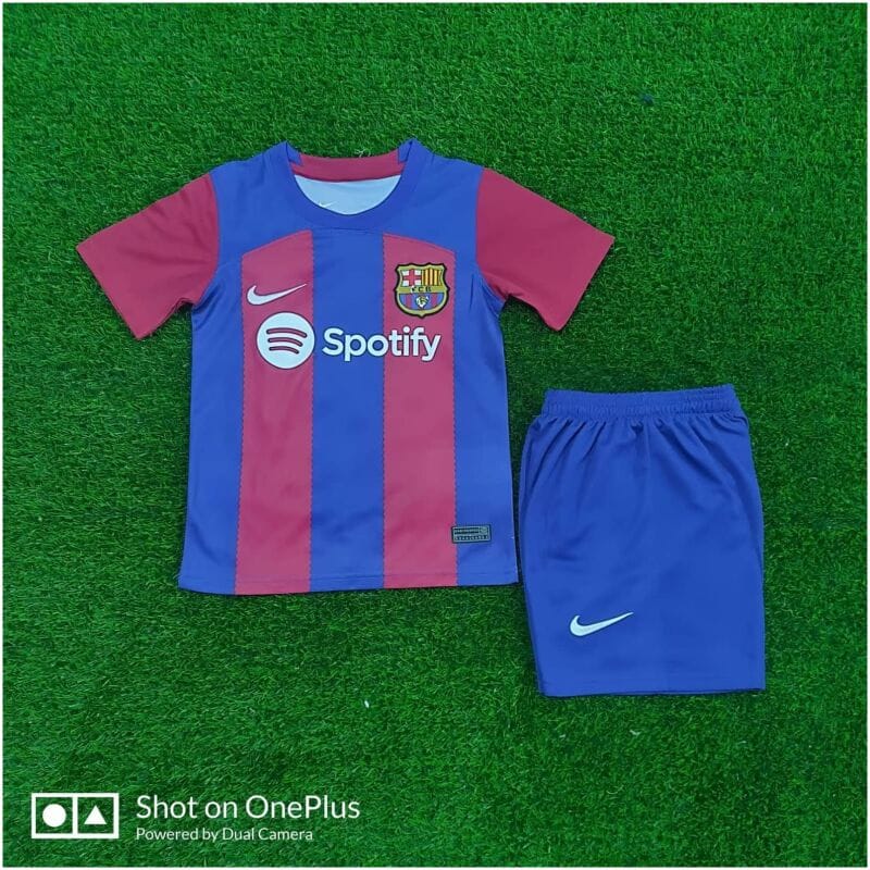 Kids Barcelona Home Jersey 2023/24