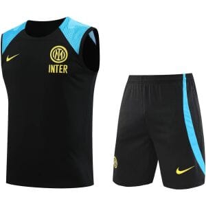 Mens Inter Milan Singlet Suit Black 2023/24