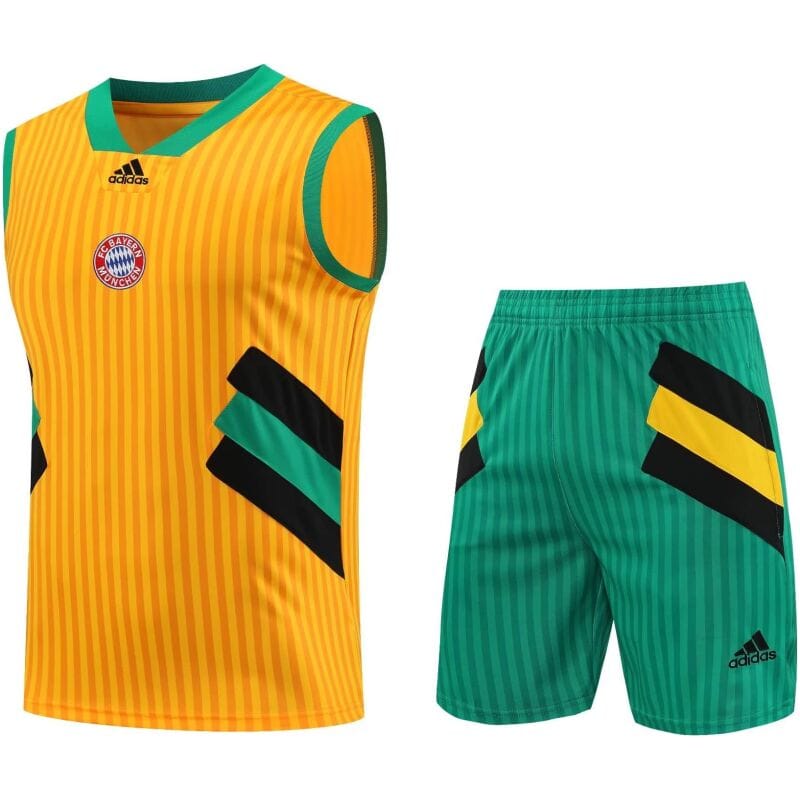 Mens Bayern Munich Singlet Suit Yellow 2023/24