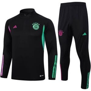 Mens Bayern Munich Training Suit Black 2023/24