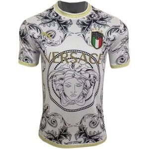 Mens Italy x Versace Special Edition Jersey White 2023