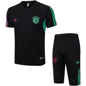 Mens Bayern Munich Short Training Suit Black 2023/24