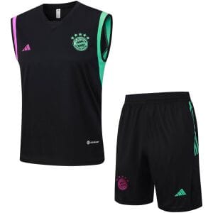 Mens Bayern Munich Singlet Suit Black 2023/24