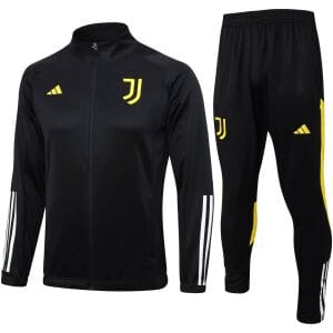 Mens Juventus Jacket + Pants Training Suit Black 2023/24